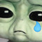 sad alien