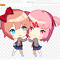 Chibi Sayori And Natsuki