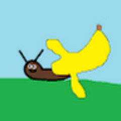 real banana snail