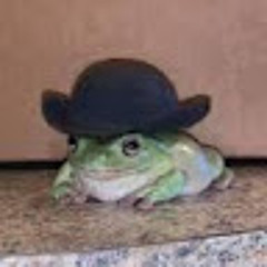 Frog with hat