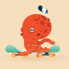 Skating octopus