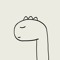 sleeping dino