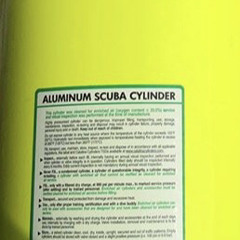Aluminum Scuba Cylinder