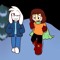 Asriel SS and Chara SS (chara nicknamed sprinkles)