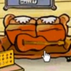 cello chilling on the couch