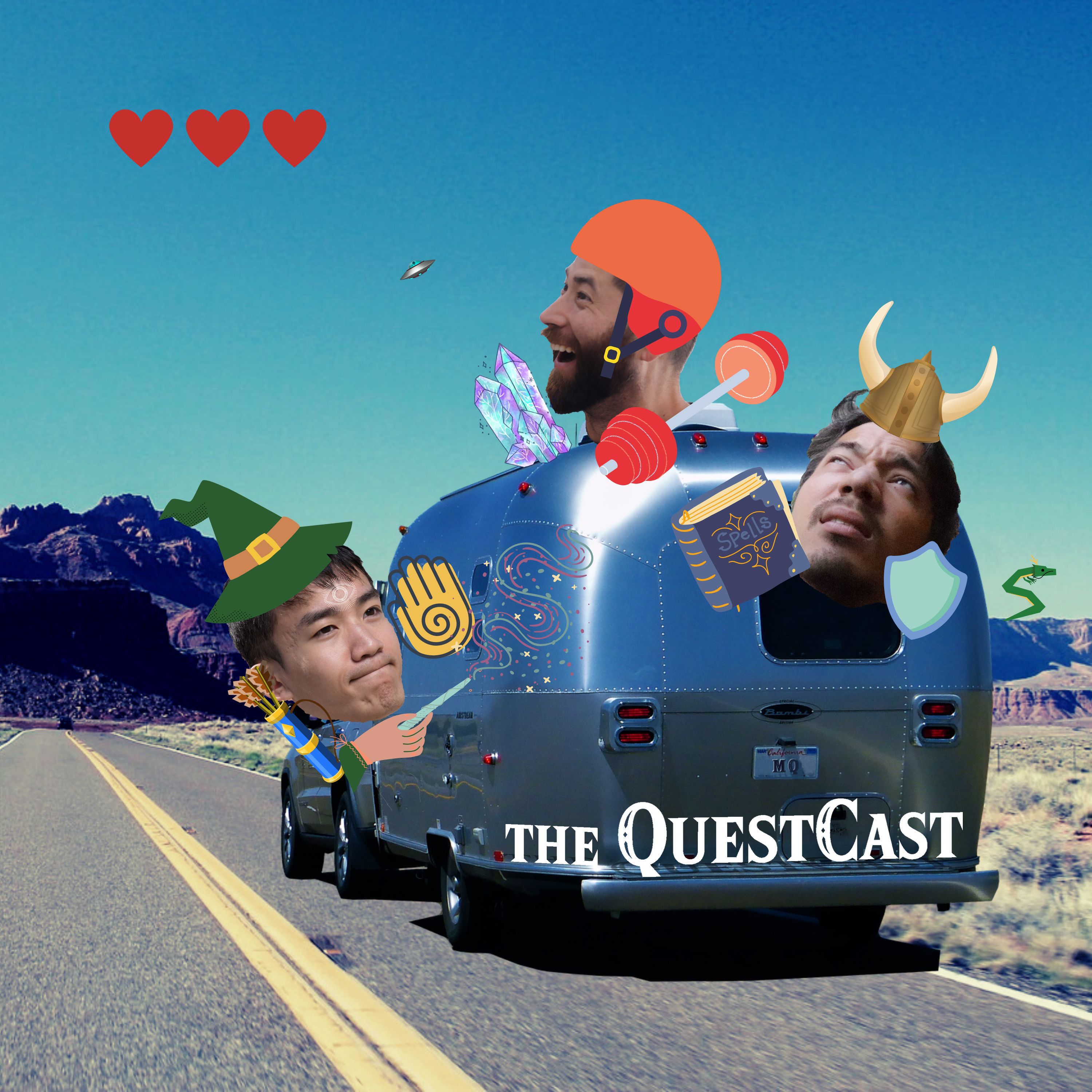 The QUESTCAST cover art