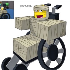 That one who sitting in a wheelchair