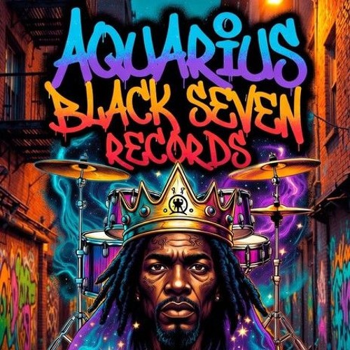 @Aquariusblack_sevenrecords 🥁🪘🌕🌗🌔🌘🌓🌒🌑🌠🪐 — artist photo