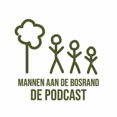 Mannen aan de bosrand