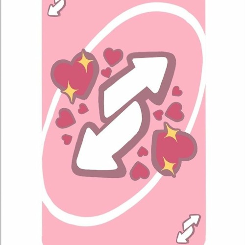 Pink Uno reverse card