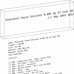 Oldschool House Sessions