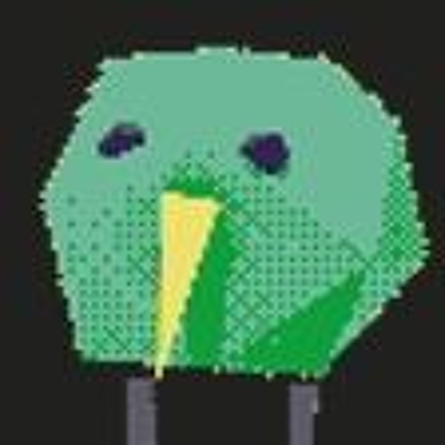 green bird listening to deep house part 2
