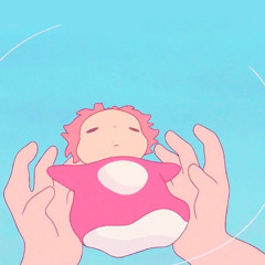 Ponyo on a cliff
