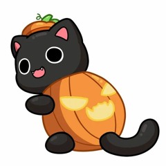 Pumpkin cat