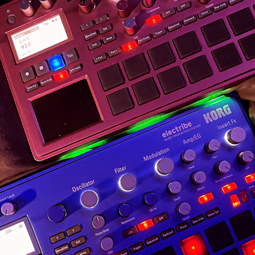 Kasten rot, Zustand blau [174er] [KORG electribe 2 Sampler]