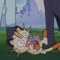 meowth playing w a yarn ball