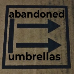 abandoned umbrellas