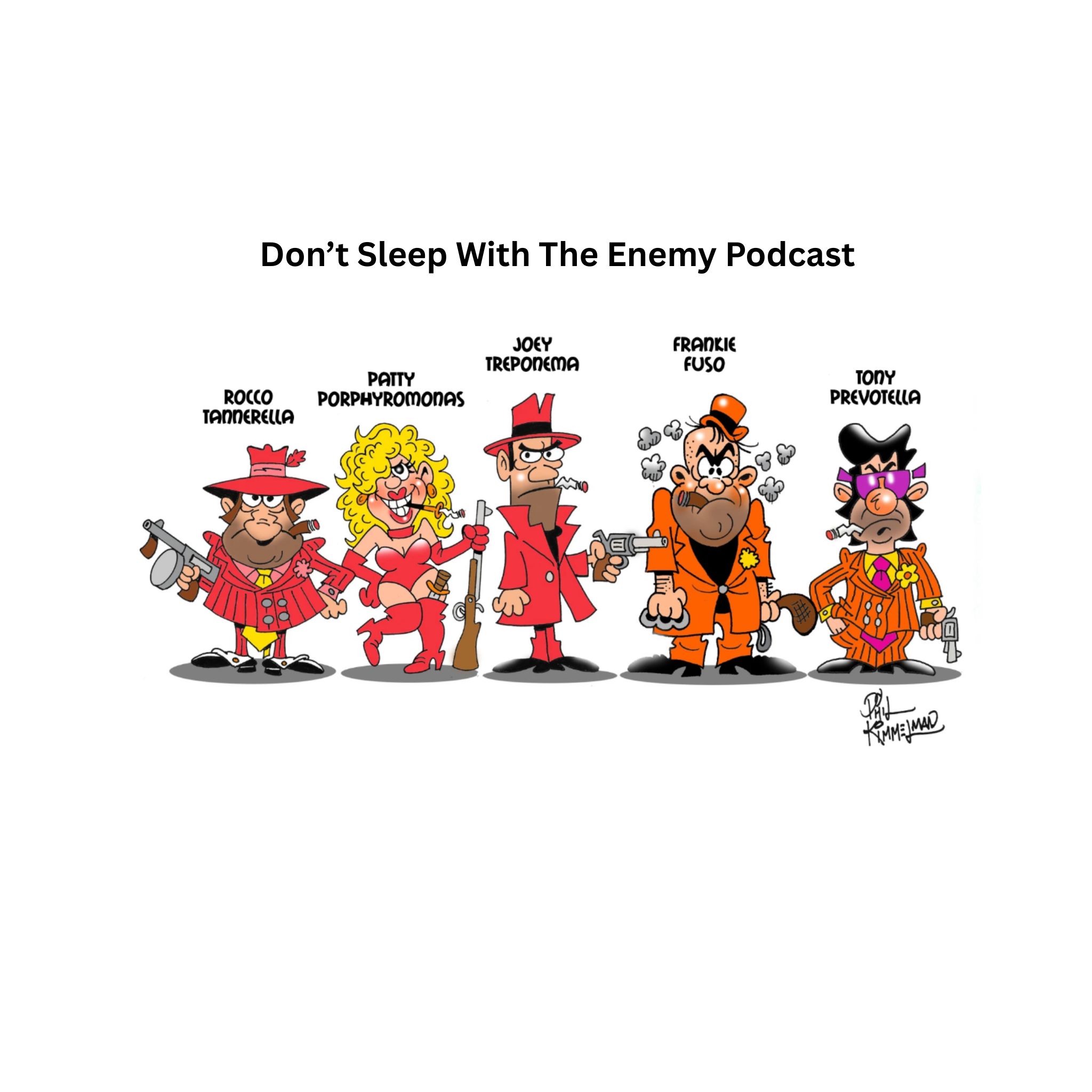 dontsleepwiththeenemypodcast podcast artwork