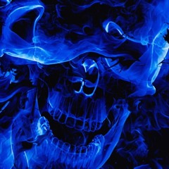 BlueFlameSkull