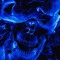 BlueFlameSkull