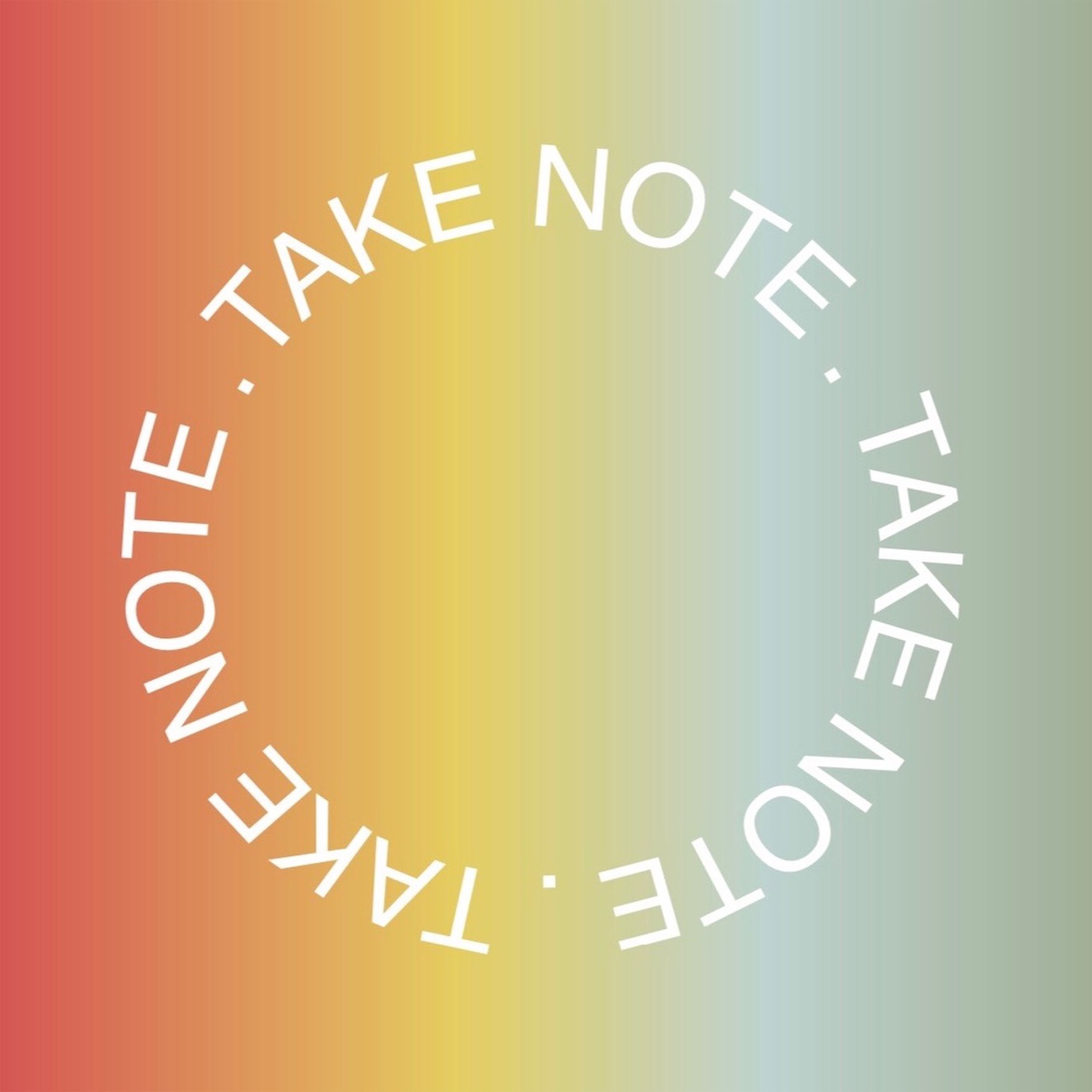Take Note podcast artwork