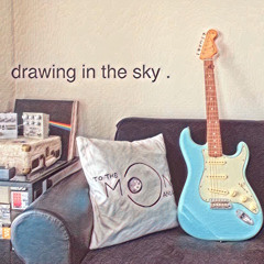 drawing in the sky .