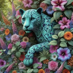 Teal Leopard