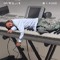 Middle Aged Man With A Machine
