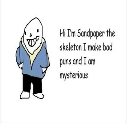 sandpaper the skeleton’s avatar