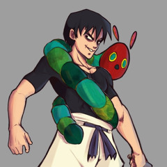 Funny Man listening to music