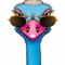 Blue Ostrich