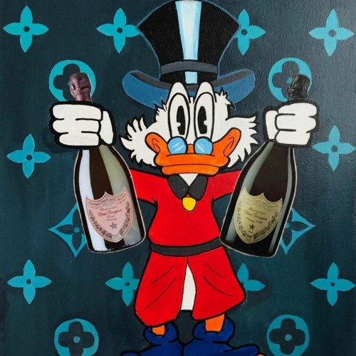 Картина скрудж макдак с деньгами луи виттон