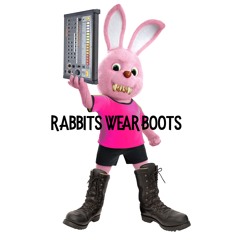 Rabbits wear boots