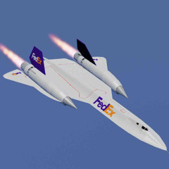 FEDEX SR-71 Black Bird