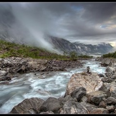 the cloudy river