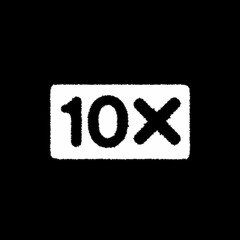 10X