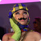 Onika With A Mustache