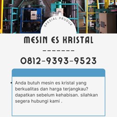 VIRAL, CALL: 0812-9393-9523, Mesin Es Kristal Mini Aceh Tengah