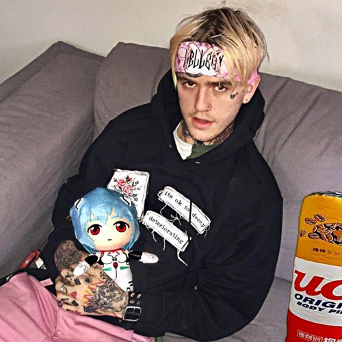 Lil Peep songs with pictures of Rei Ayanami’s avatar