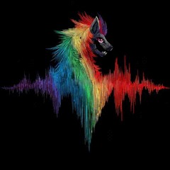 Rainbow Dash Wolf Puppy