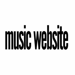 Music Website ☺
