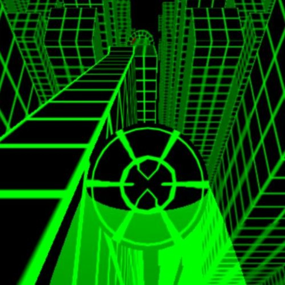 Classic Slope neon ball and track artwork