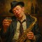 Drunk jazz man