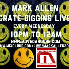Crate Digger Radio show 397 w/Mark Allen on www.movedahouse.com