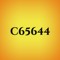 C65644 (Well XOX)