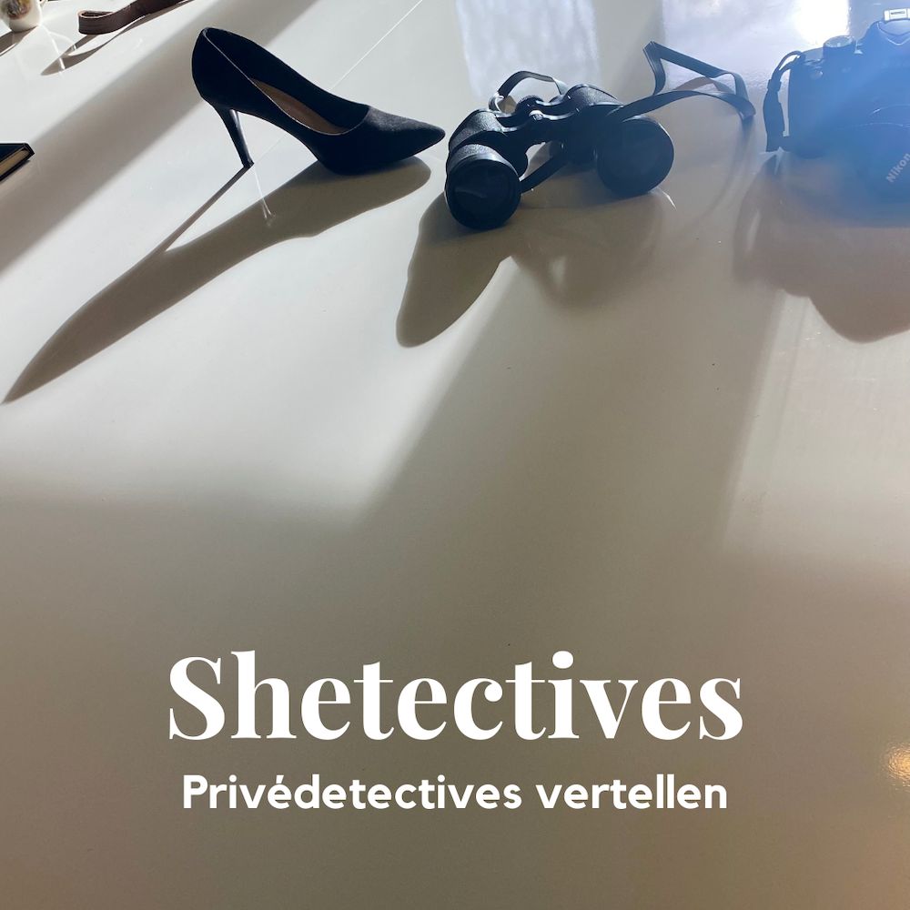Logo Shetectives: privedetectives vertellen