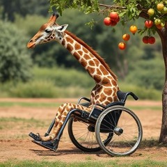 Paraplegic Giraffe