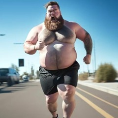 Fat Man Running