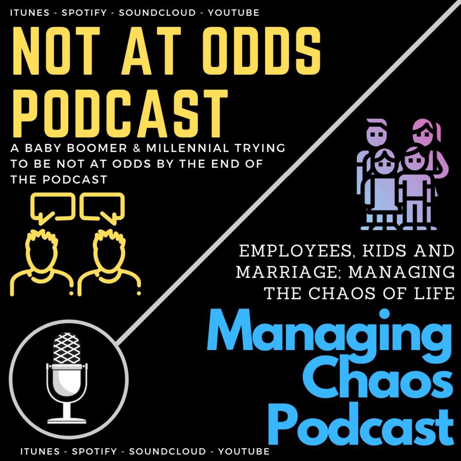 Not at Odds/Managing Chaos podcast artwork