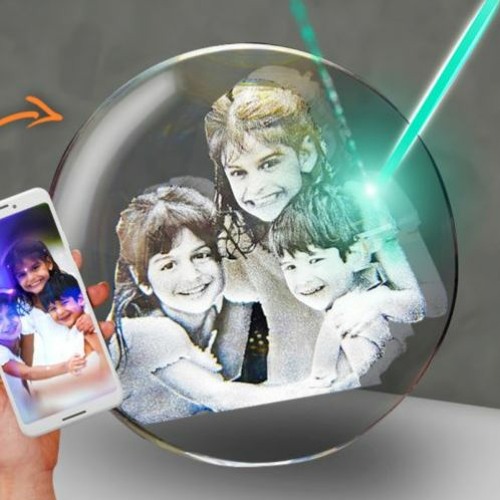 3d Crystal Rectangle Wide